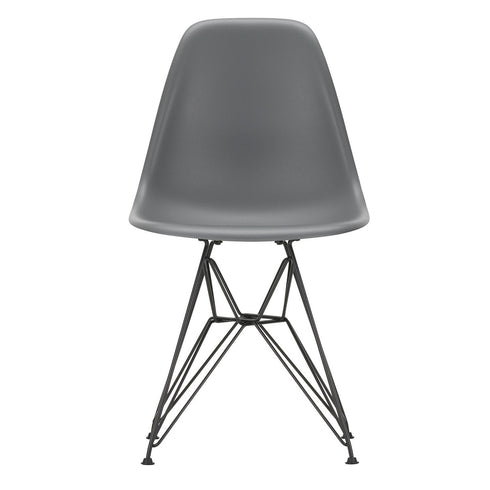 Cadeira Eames DSR em Plástico / Base Preta